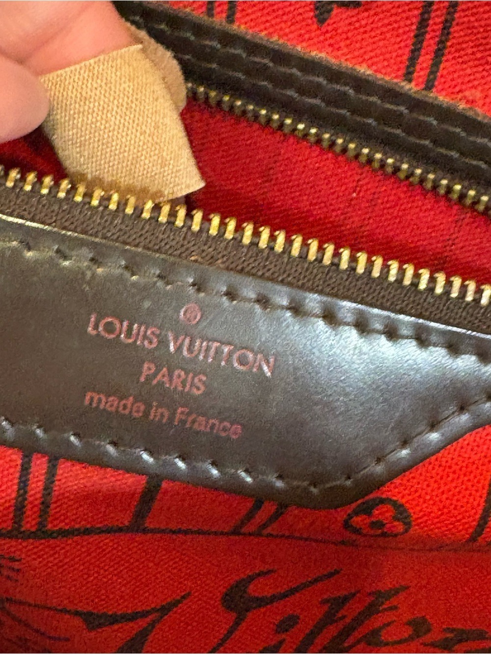 Authentic Louis Vuitton Neverfull MM with PM pouch - Picture 3 of 16